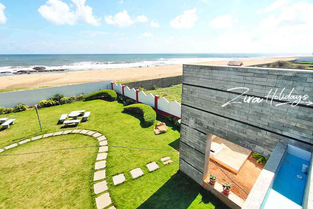 private beach villa for rent in mahabalipuram