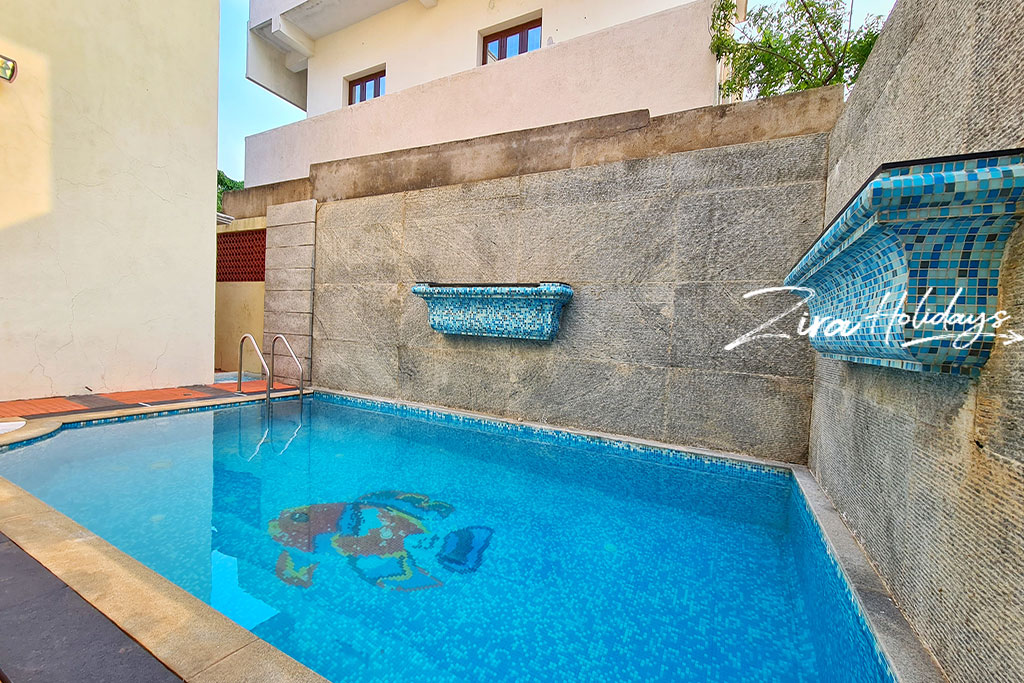 esha beach villa swimming pool