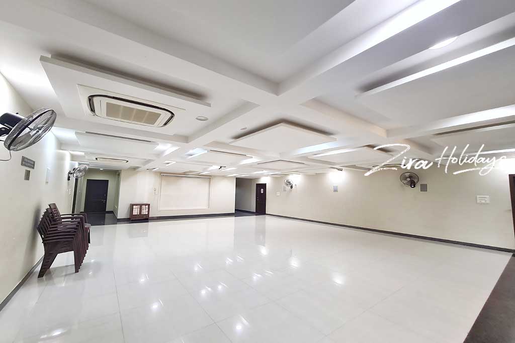 list of ac party hall in ecr