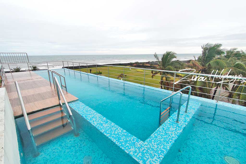ecr beach villa with swimming pool