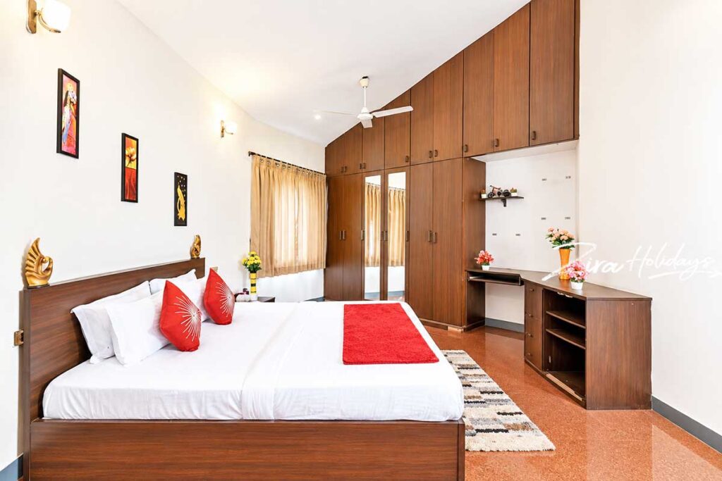 Zen Farm House Muttukadu spacious bedroom