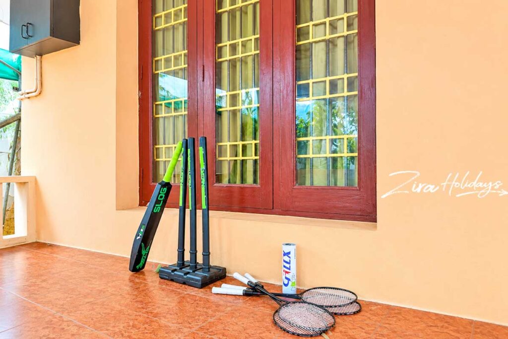 Family-friendly beach house stay in Kovalam ECR with play items